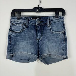 Kut from the Kloth Cuffed Denim Jean Shorts